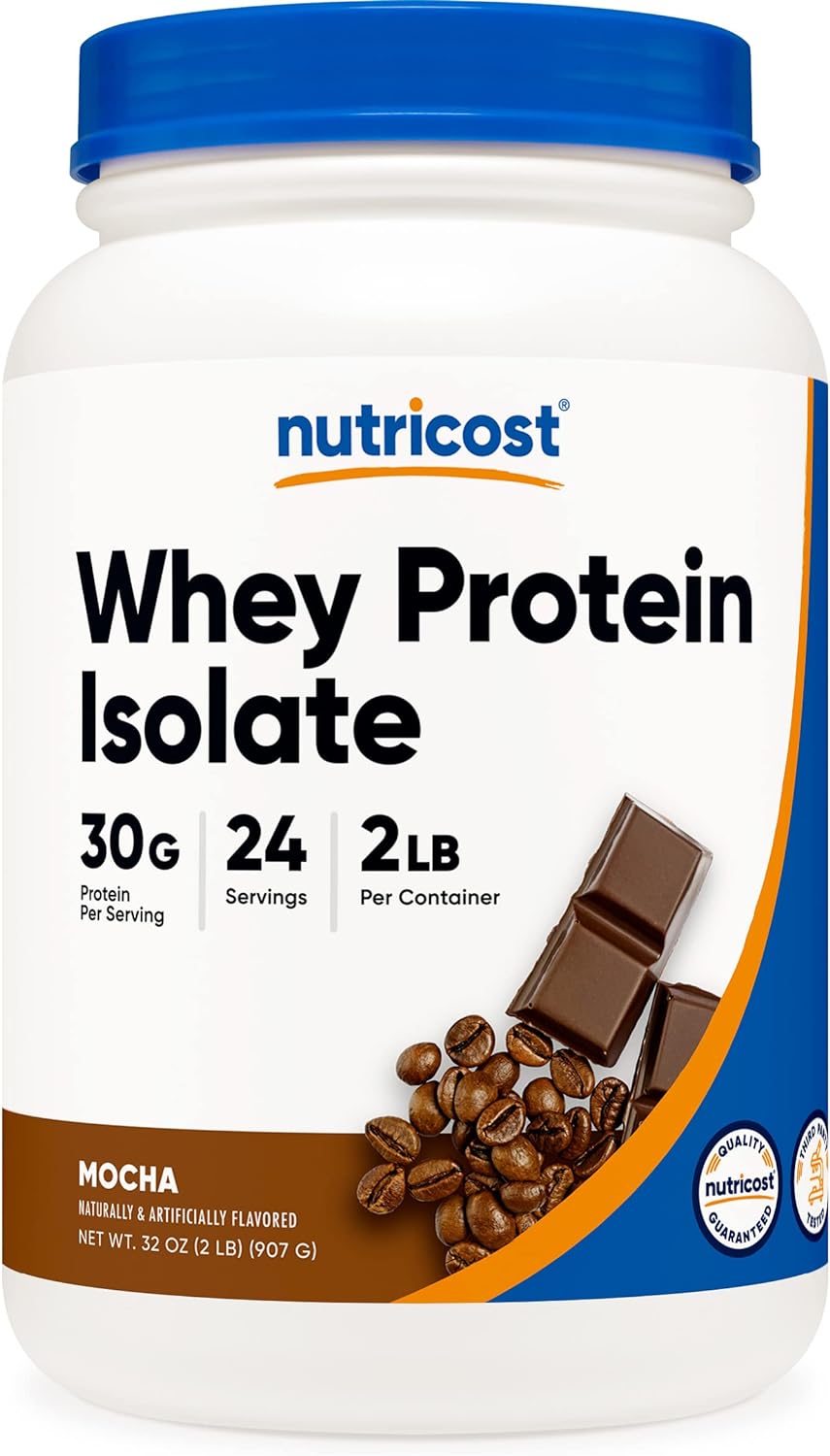 Nutricost Whey Protein Isolate Powder (Milk Chocolate) 5LBS