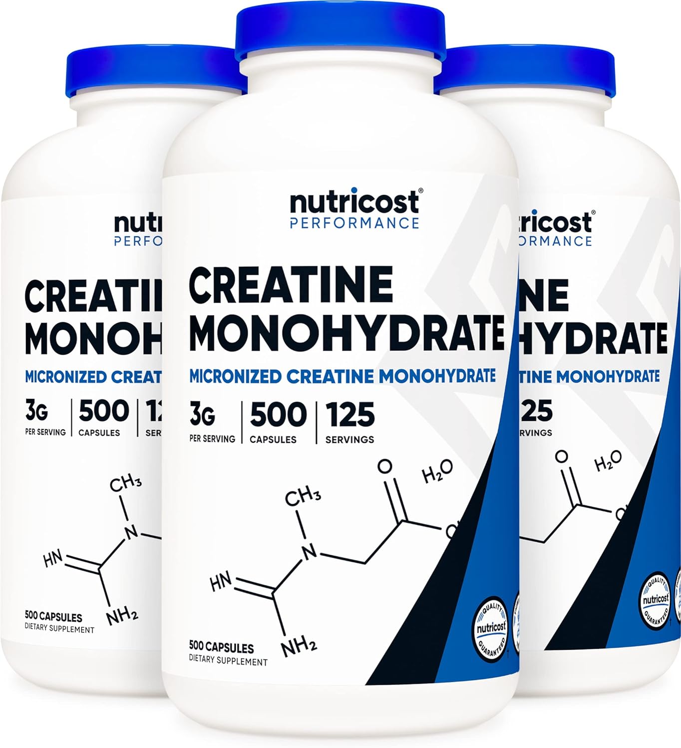 Nutricost Creatine Monohydrate Micronized Powder 500G, 5000mg Per Serv (5g) - Micronized Creatine Monohydrate, 100 Servings